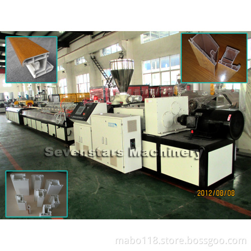 New PVC Window Profile Extrusion Line